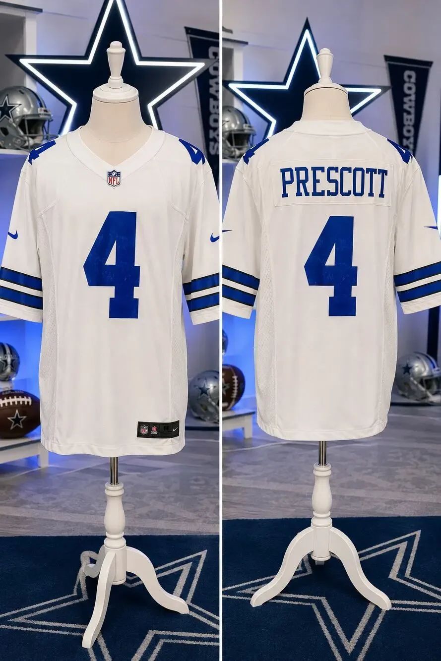 Dak Prescott #4 Dallas Cowboys Nike On Field Jersey White XL NFL